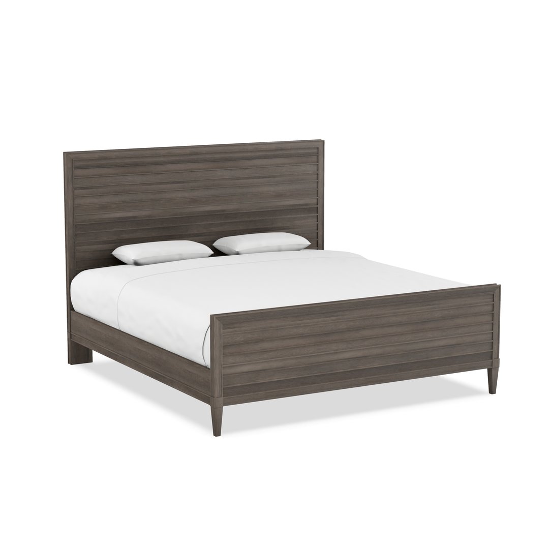 King Wood Slat Bed Durham Furniture