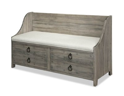 Solid Accents 2 Drawer Storage Bench