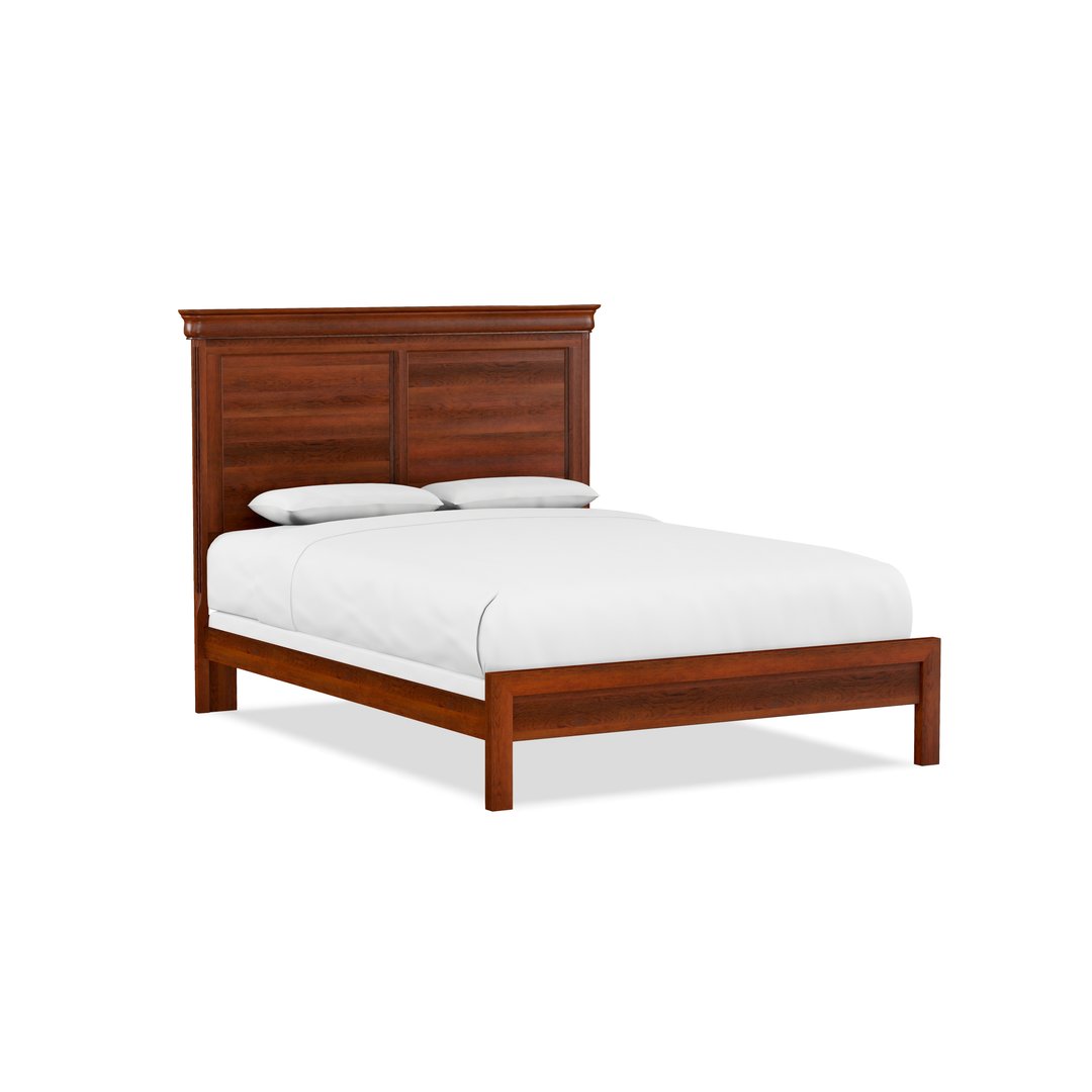 Queen Panel Bed w/Low Footboard Durham Furniture