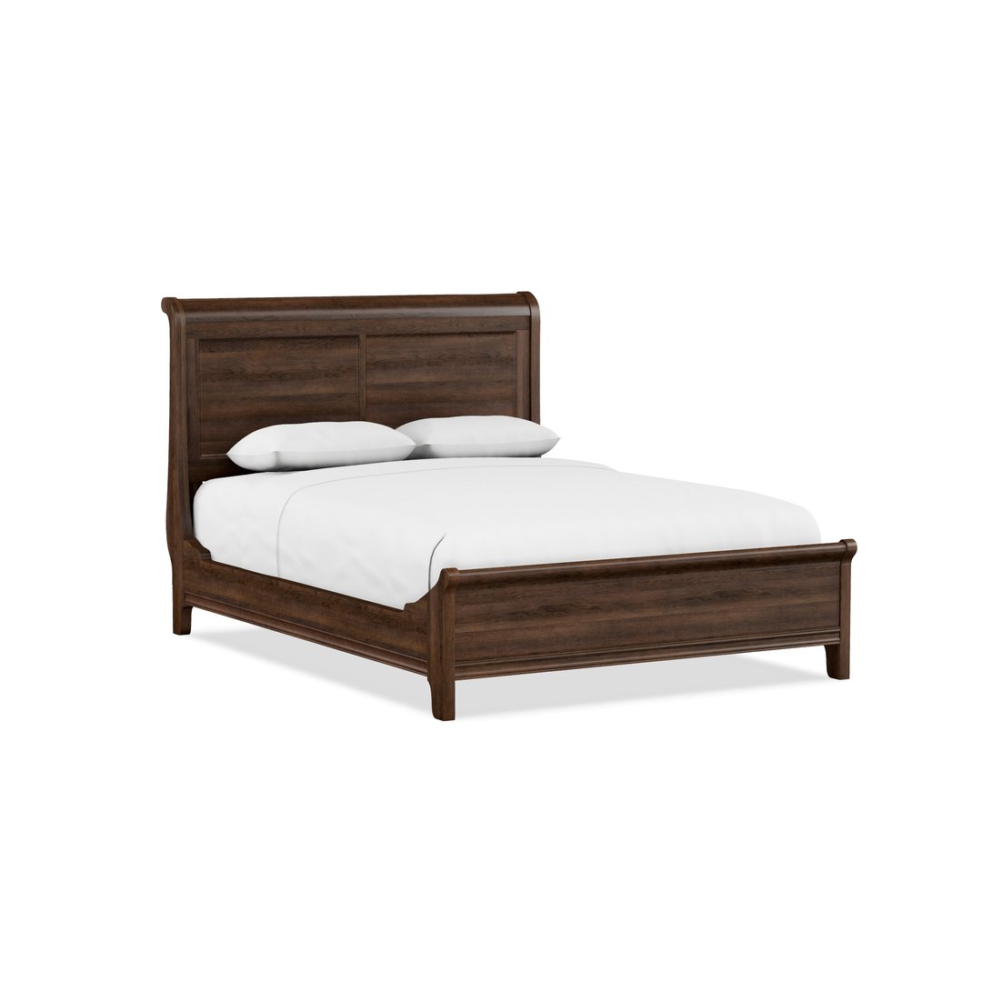 VineyardCreekQueenSleighBedWLowFootboard