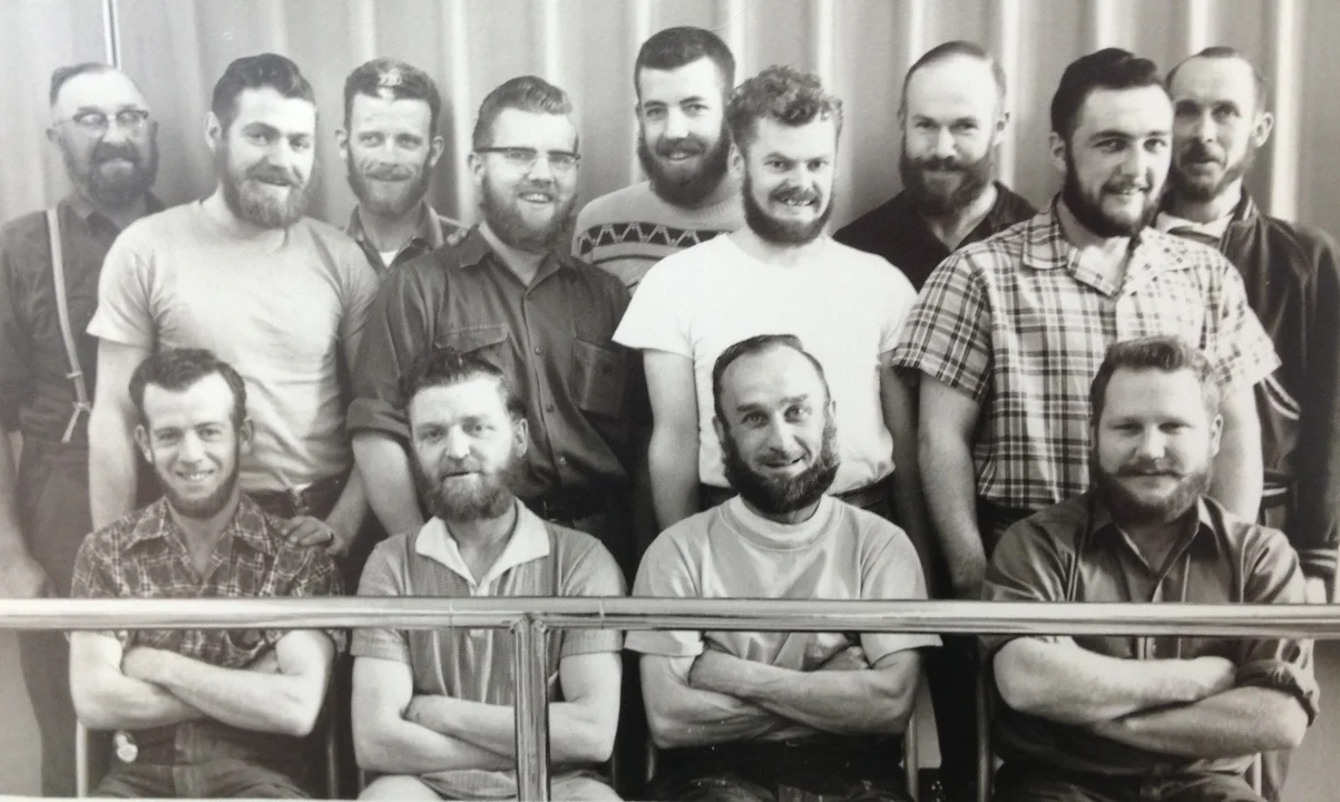 1958 - A beard growing competition