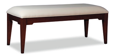 Solid Accents Contemporary Bench/Fabric