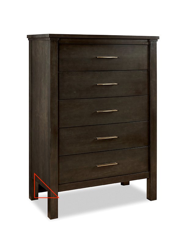 Studio 19 Drawer Chest - Smoke finish