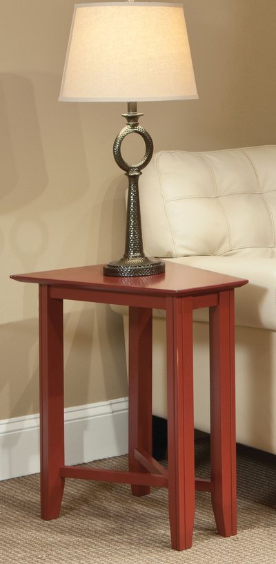Solid Accents Eclectic Wedge Table