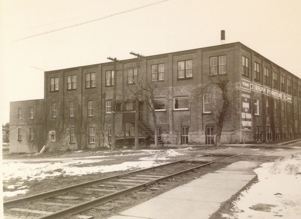 Durham Furniture with train tracks