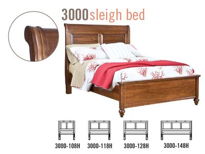 3000 Perfectbalance Beds King Sleigh Headboard