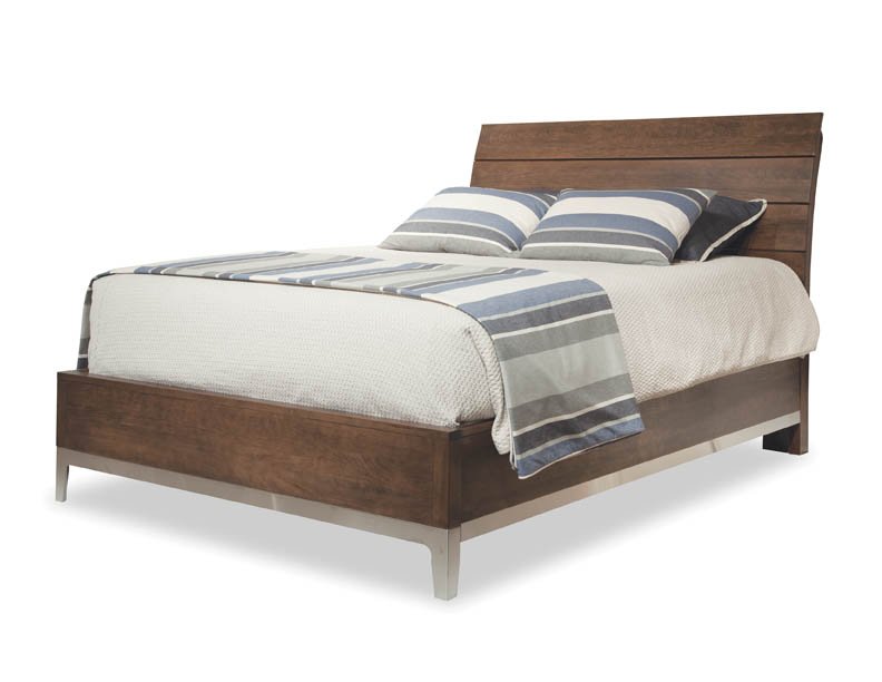 King Wood Plank Bed Durham Furniture