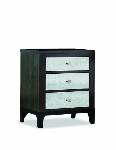 Front Street Night Stand W/Mirror Dwr Fronts