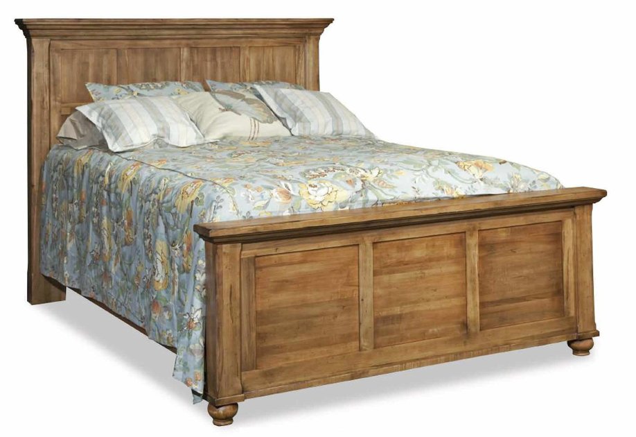Queen Panel Bed Durham Furniture