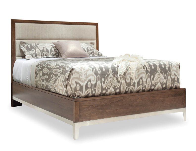 Defined Distinction Upholstered Bed (Metal Base)