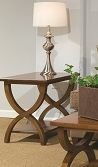 Solid Accents Transitional End Table